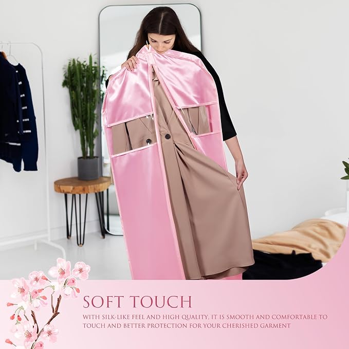 Univivi Super Soft Satin Garment Bags