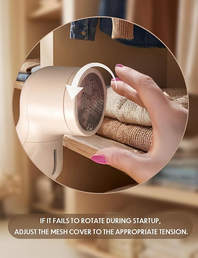 Cute Cat Paw Fabric Shaver, 3-Speed Lint Remover