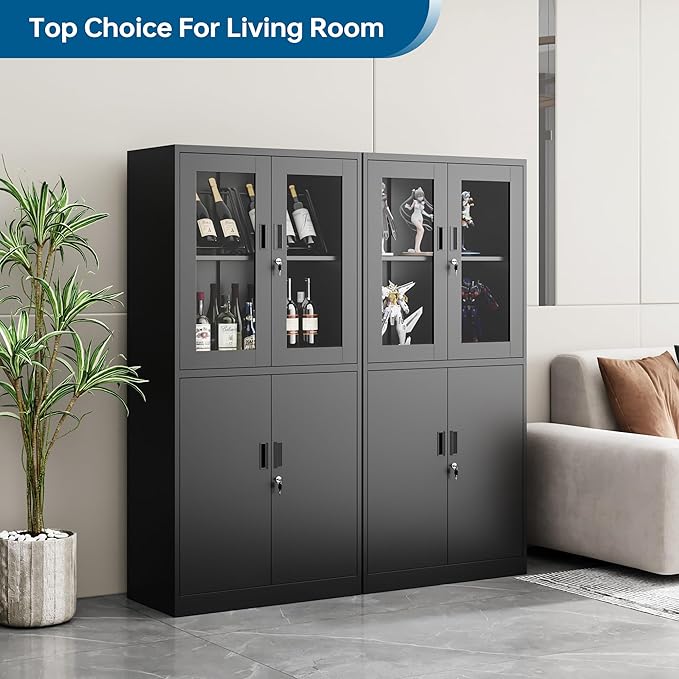 PEUKC Display Storage Cabinet