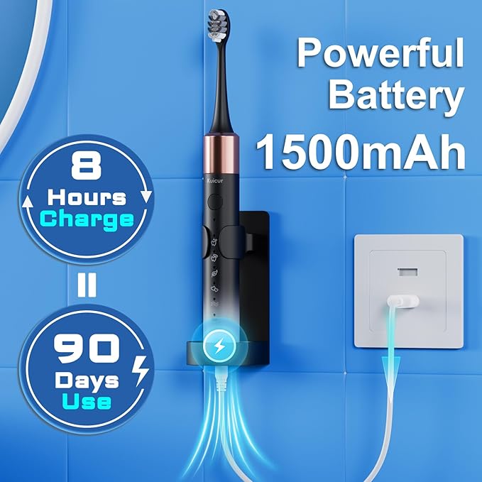Electric Toothbrush for Adults and Kids, Comes