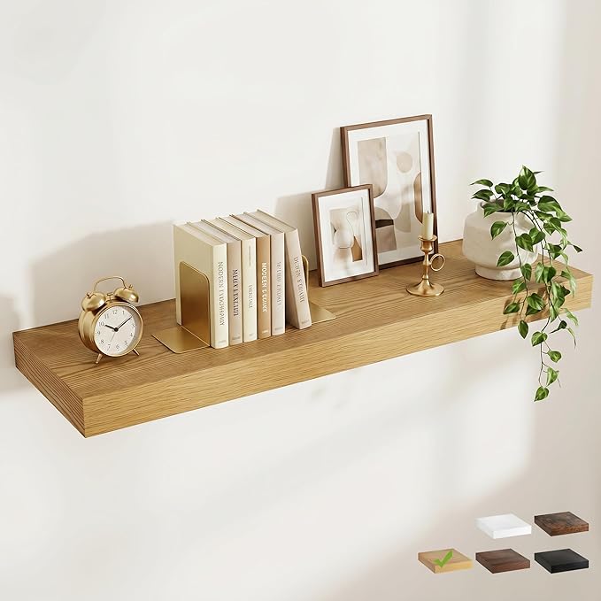 FLYJOE 48 Inch Long Floating Shelves