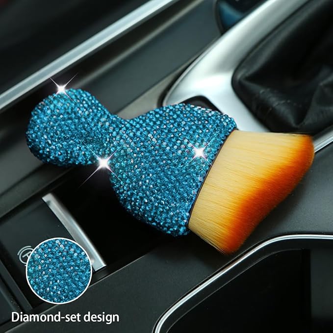 zipelo Auto Interior Dust Brush, Car Detailing Cleaner Brush