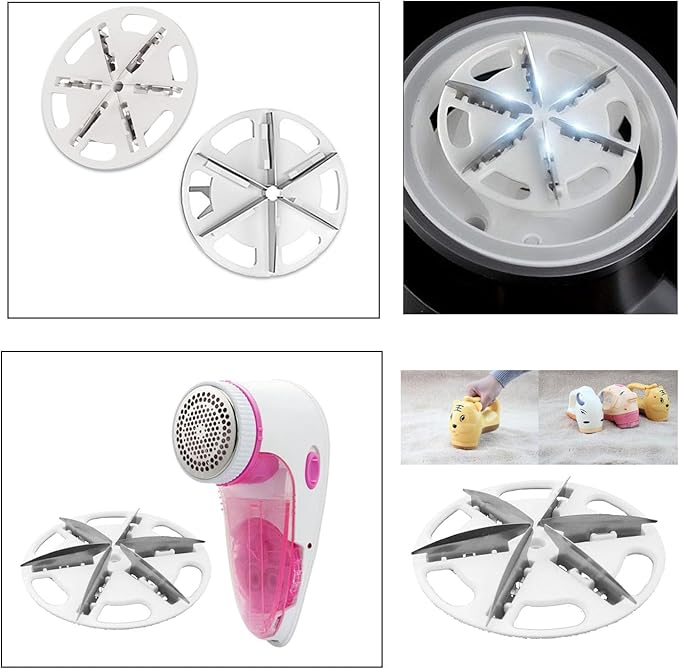 9 Pack Fabric Shaver Blades Replacement Electric Lint Remover Blade Parts