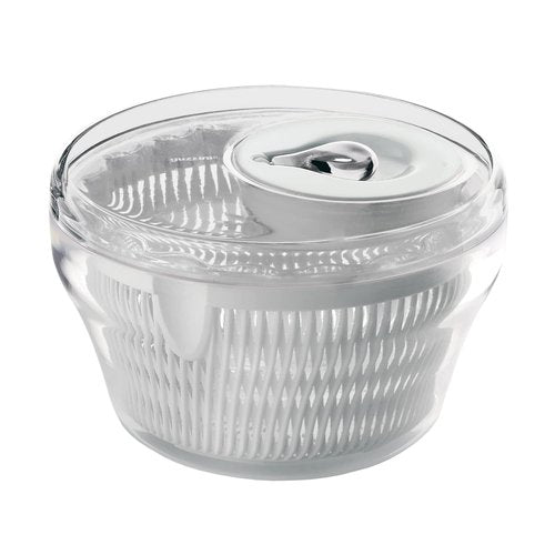 Guzzini Latina Large Transparent Salad Spinner, 11-Inches