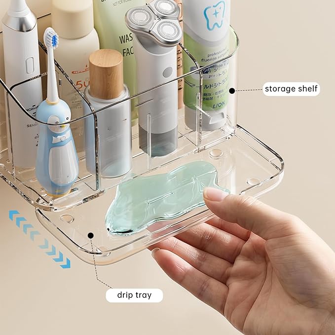 Electric Toothbrush Holder，Toothbrush and Toothpaste Holder