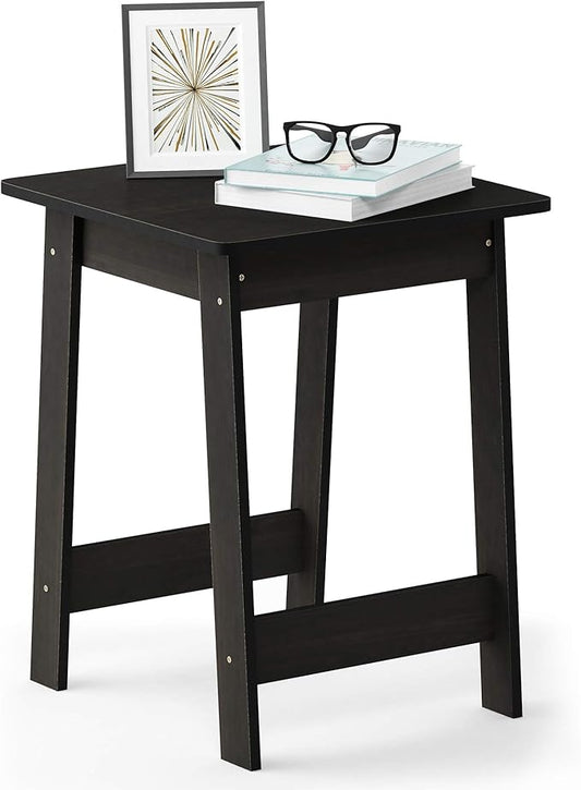 Furinno BEGINNING Side Table, Square Modern End Table