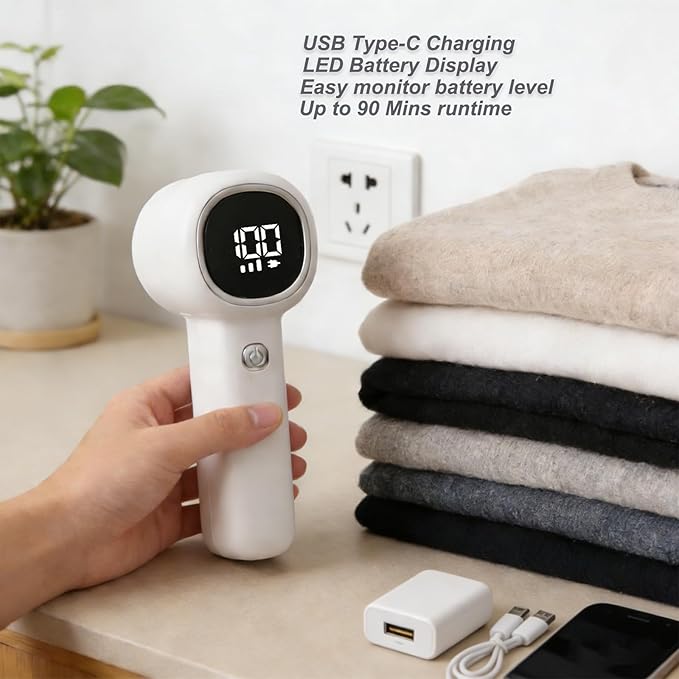 Fabric Shaver Lint Remover Rechargeable