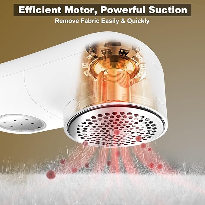 Fabric Shaver, Electric Lint Remover, 2.0 USB Rechargeable Fabric Defuzzer