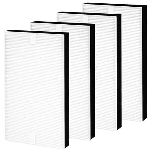 Alvamoyle F1 Filter Replacement, Compatible with Filtrete C01 T02 Room Air Purifier FAP-C01-F1, FAP-C01BA-G1, FAP-T02-F1, FAP-T02WA-G1, FAP-ST02W and FAP-ST02N,4 Pack