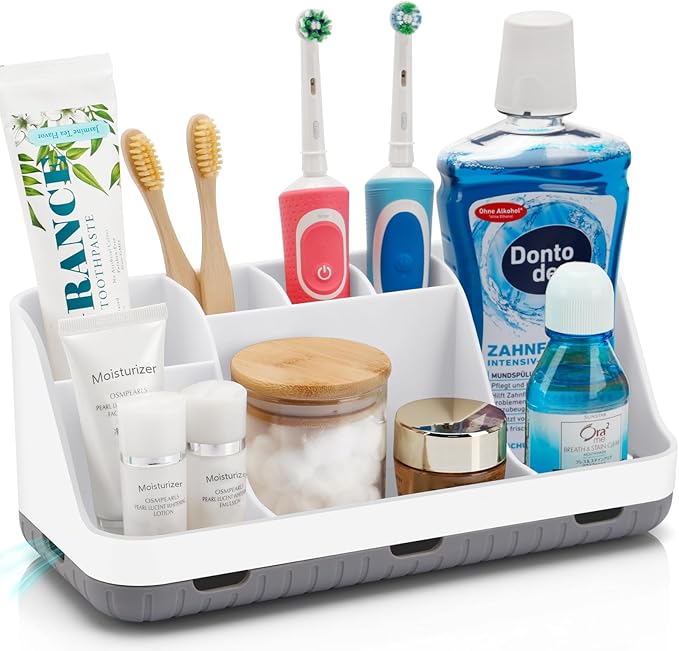 Toothbrush Holders for Bathrooms Countertop Organizer