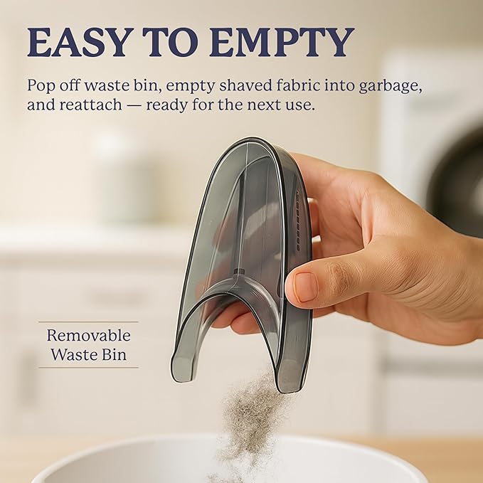Farberware Large Lint Remover Fabric Shaver – Battery Operated Lint Shaver