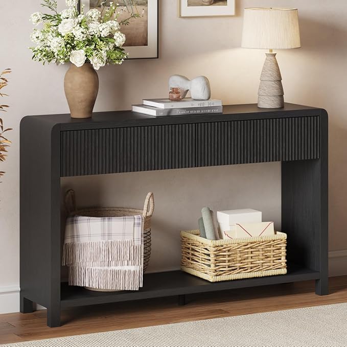 FATORRI Console Table for Entryway, Modern Sofa Table