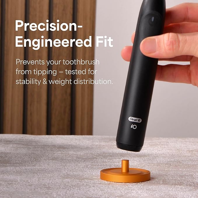 Gold Oral-B Compatible Electric Toothbrush Holder