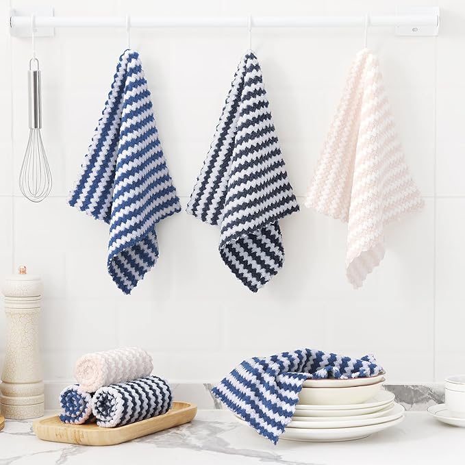 Homaxy 18 Pack Kitchen Dish Cloths, Ultra Soft and Absorbent Dish Towels