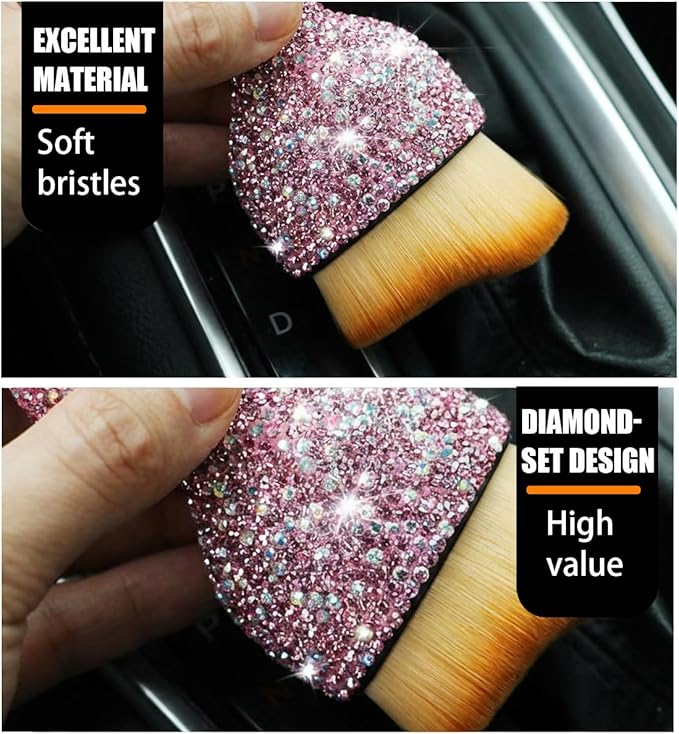 zipelo Auto Interior Dust Brush, Car Detailing Cleaning Brush