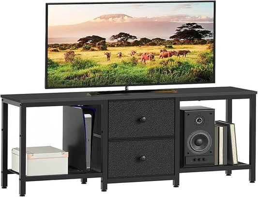 YATINEY TV Stand for TVs up to 55", Entertainment Center