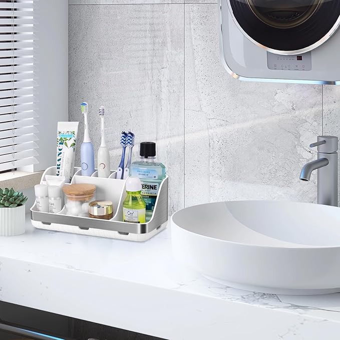 Toothbrush Holders for Bathrooms Countertop Organizer