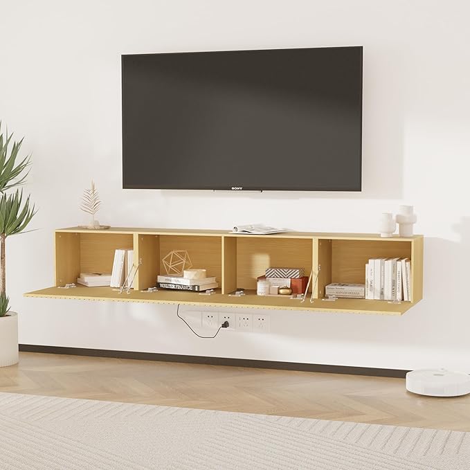 EazeHome 82" Floating TV Stand