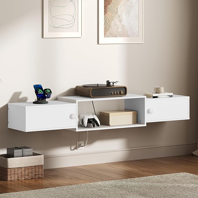 HOOBRO 55" Floating TV Stand