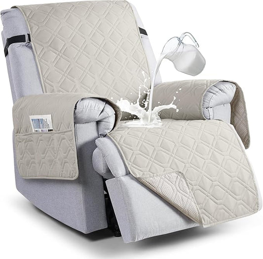 VANSOFY 100% Waterproof Recliner Chair Covers, Recliner Cover Non-Slip Dog