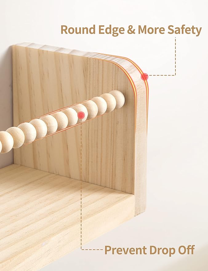 Maxpeuvon Nursery Floating Shelves
