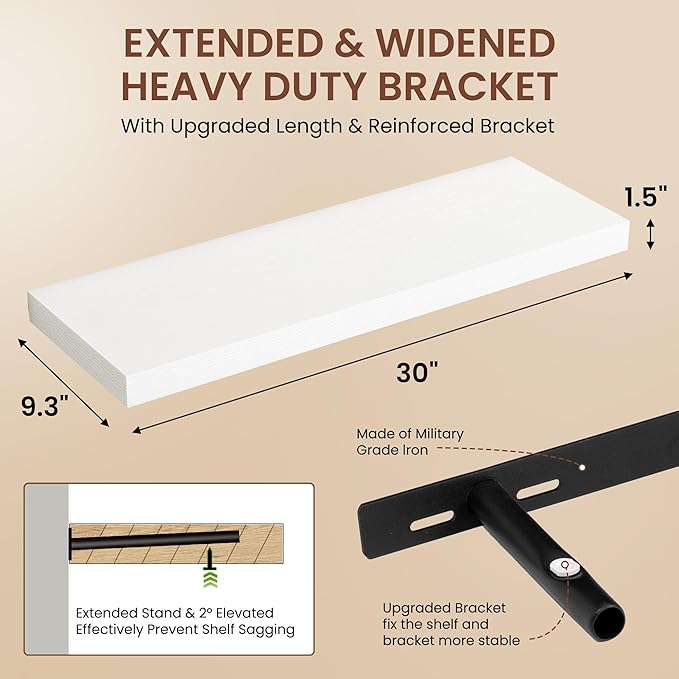 Dreamland 30 Inches Floating Shelves