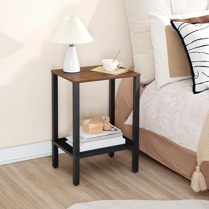 HOOBRO End Table, Small Side Table