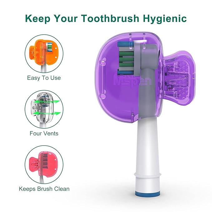 Mspan Electric Toothbrush Head Cover: Sonic Toothbrush Cap Travel Protector