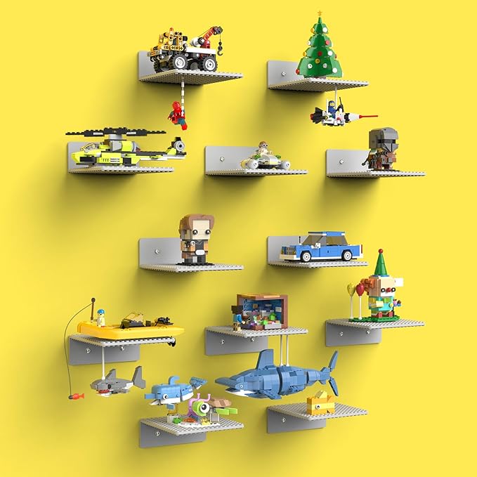 BlissBox 12-Pack Floating Display Shelves