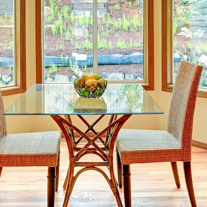 Dulles Glass 24 inch Square Glass Table Top