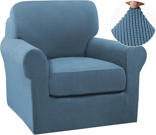 Turquoize 2 Piece Chair Covers Chair Slipcovers