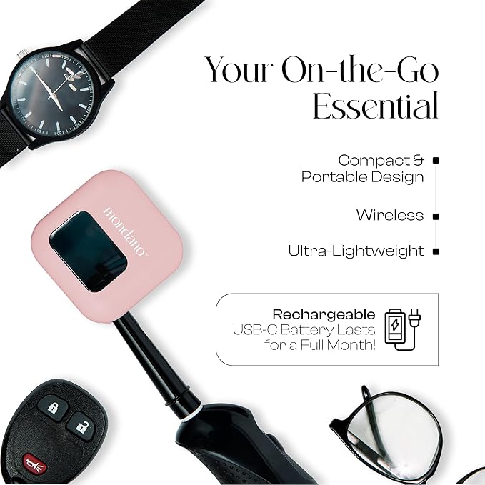 Mondano UV-C Toothbrush Sanitizer and Holder, Toothbrush Case