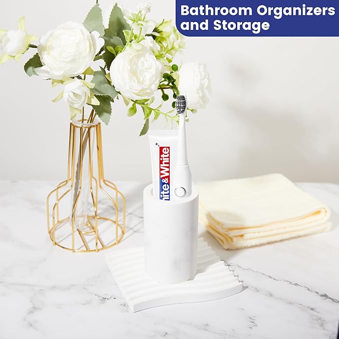 Diatomite Toothbrush Holders for Bathrooms, Electric Tooth Brush and Toothpaste