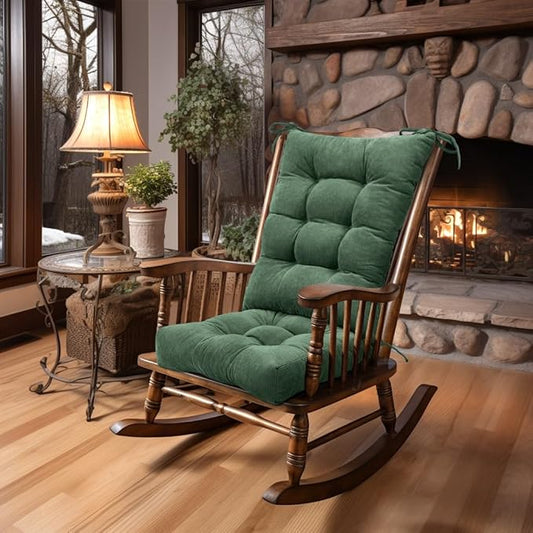 Lokex Rocking Chair Cushion Only, Tufted Non-Slip Comfortable Rocking Chair