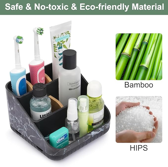 Chintu Toothbrush Holders for Bathroom Counter Organizer