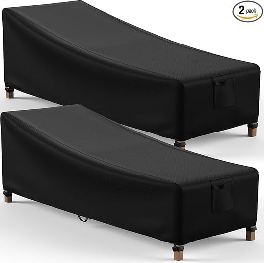 Mrrihand Chaise Lounge Cover, Patio Furniture Covers, Patio Lounge Chair Cover