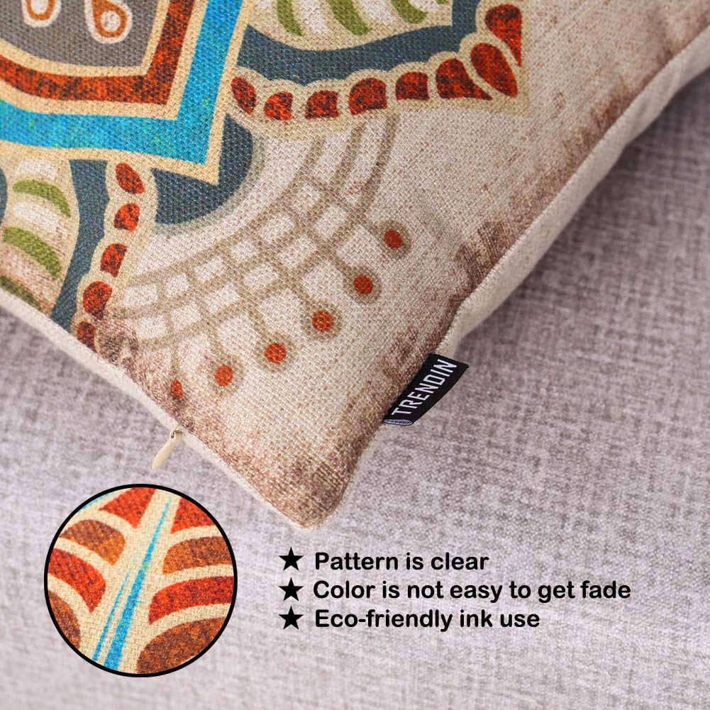 TRENDIN Christmas Decor Throw Pillow Cover 12x20 Merry Christmas Decoration Lumbar Linen Cushion Cover Couch Pillow Case for Sofa Home and Car Pink PL1078TR