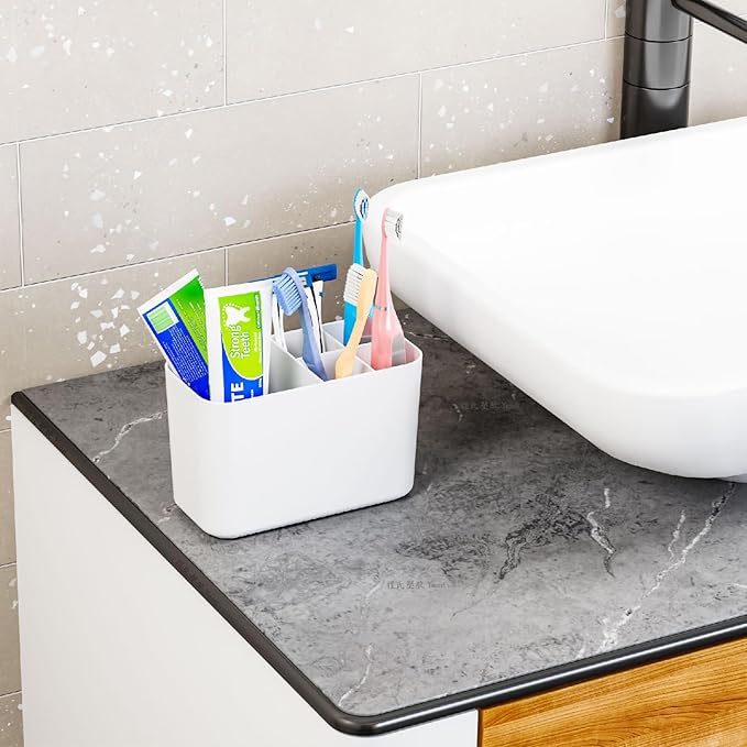 Electric Toothbrush Holder for Bathroom Countertop and Wall Mounted