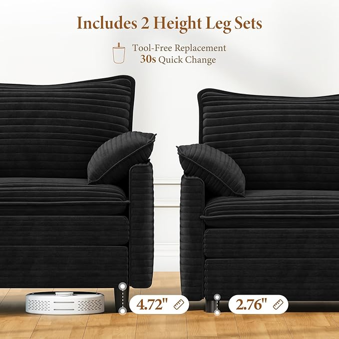 Vesgantti Large Modular Sectional Sofa, Big Comfy Cloud Couch