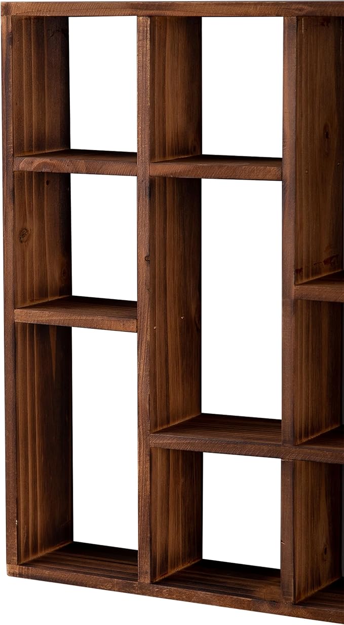 SOFE Small Brown Wood Shadow Box