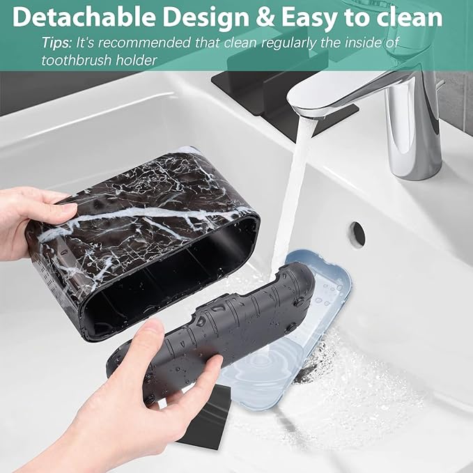 Boperzi Black Toothbrush Holder