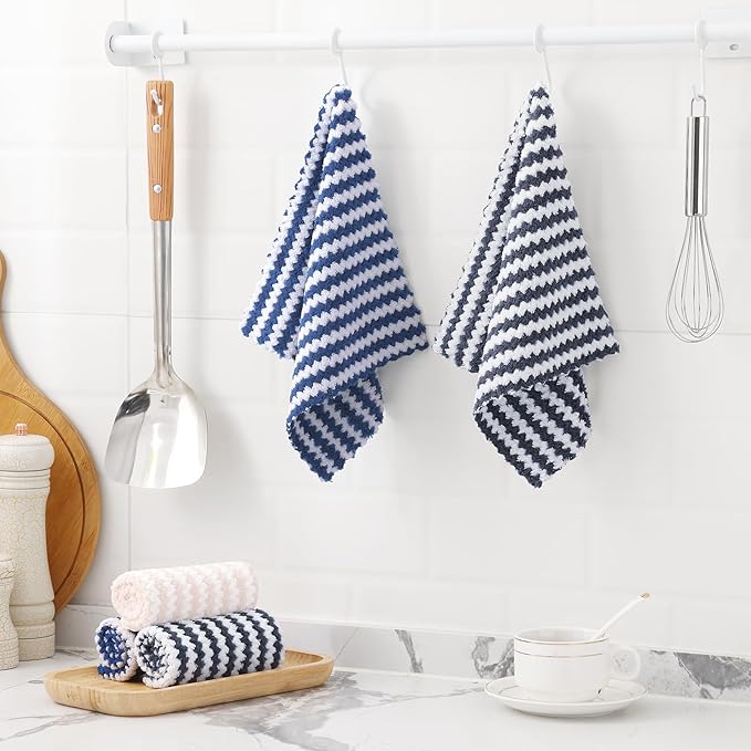 Homaxy 18 Pack Kitchen Dish Cloths, Ultra Soft and Absorbent Dish Towels