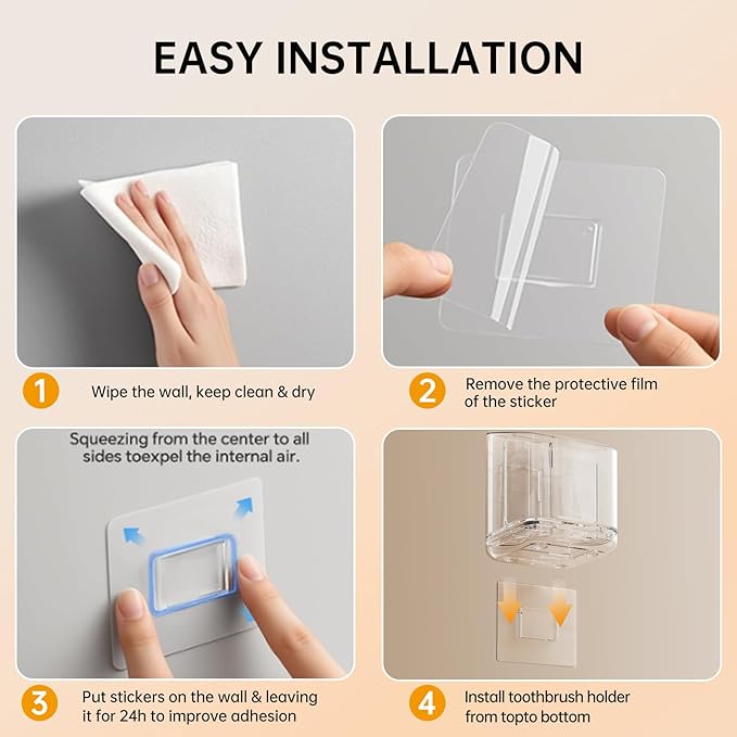 Electric Toothbrush Holder，Toothbrush and Toothpaste Holder