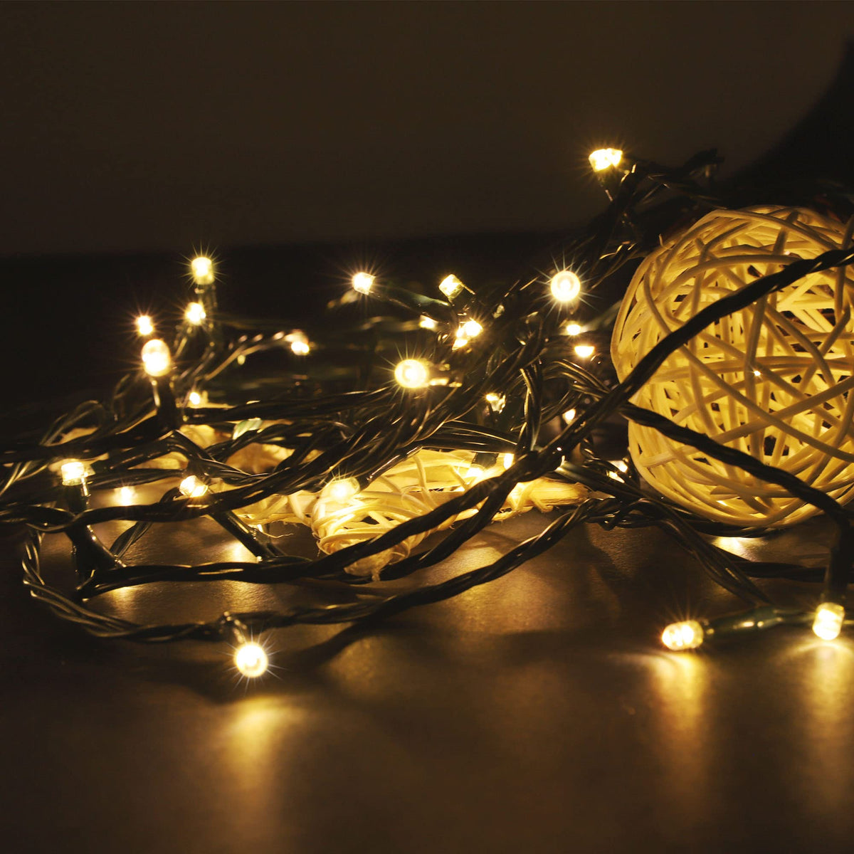 PMS 100-1000 LED Christmas Lights, Low Voltage Fairy String Lights with 8 Modes, Ideal for Xmax Tree, Garden, Home, Party, Halloween Festival Deco (100 LEDs, Warm White)