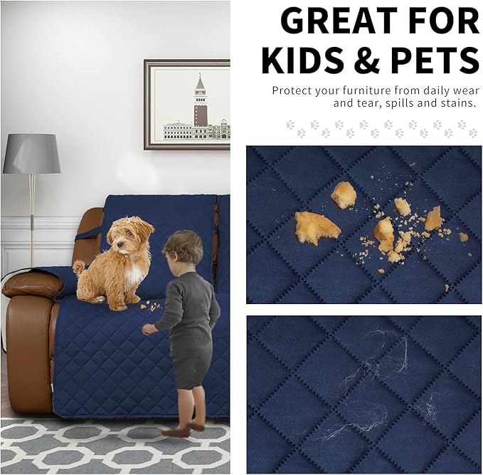Easy-Going Recliner Sofa Cover, Reversible Couch Cover