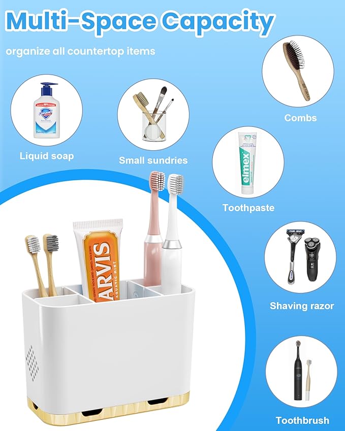 Toothbrush and Toothpaste Holders