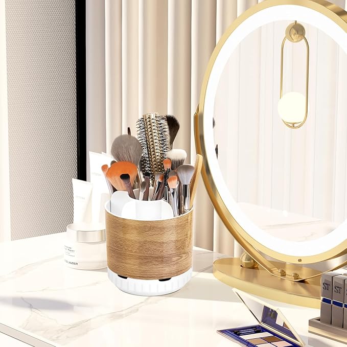 Wood Toothbrush Holders Organizers