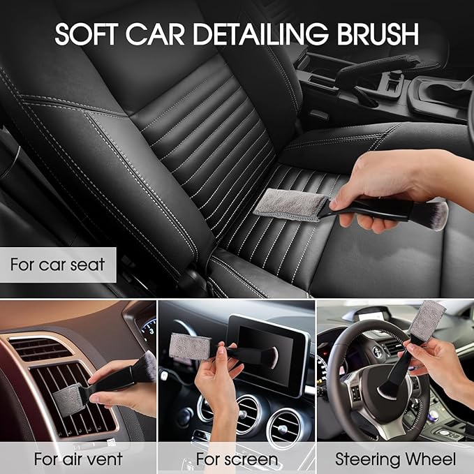 5PCS Car Detailing Brush Set