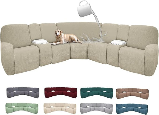 100% Waterproof Sectional Recliner Couch Covers