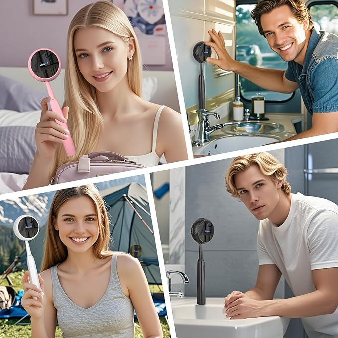 iHave Toothbrush Sanitizer Holder: Auto-Cycle UV Disinfection & Magnetic